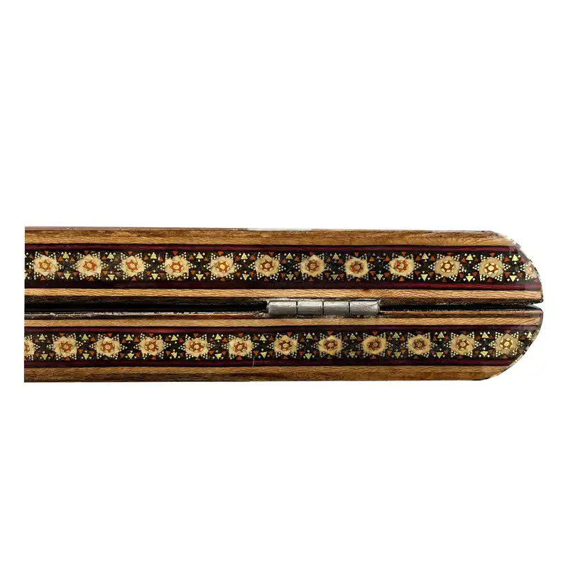 صفحه شطرنج خاتم کاری مدل چوگان کد 1001