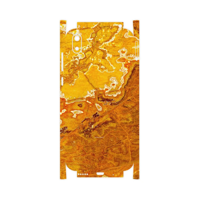 برچسب پوششی ماهوت مدل Gold Marble-FullSkin مناسب برای گوشی موبایل هوآوی Y5 2019
