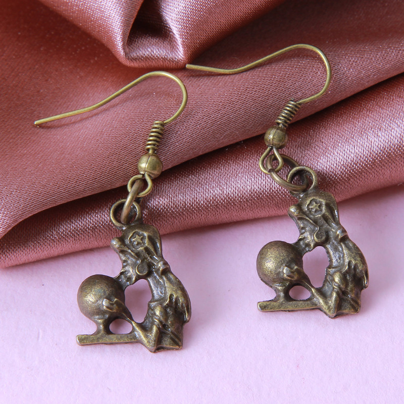 گوشواره دخترانه بازرگانی میلادی کد GZN_038