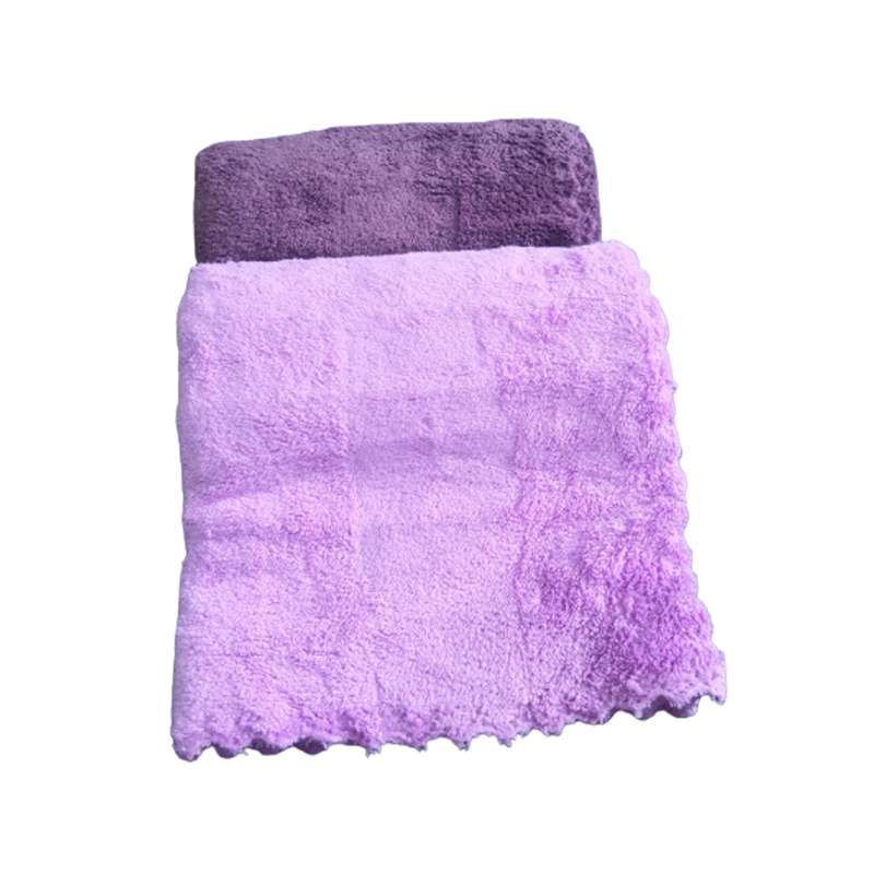 حوله دست و صورت جی وی سی مدل دالبر سایز 75x35 سانتی متر مجموعه دو عددی