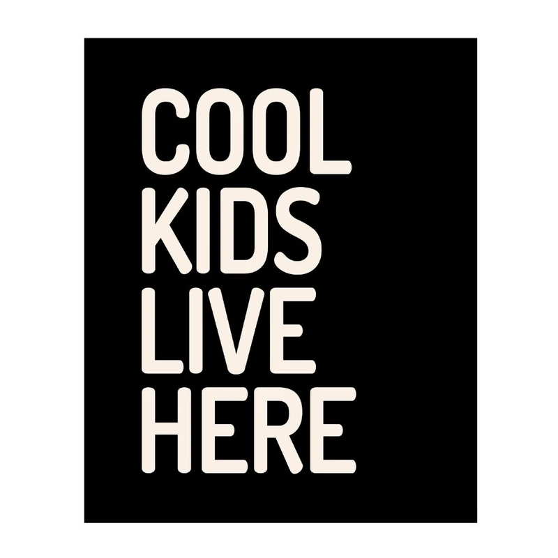 پوستر مدل بچه ها اینجا زندگی می کنند