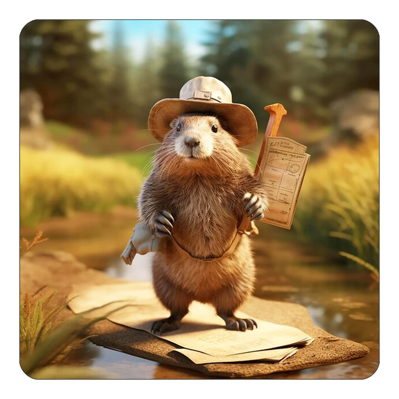 مگنت کاکتی طرح حیوانات کارتونی مدل mp27386