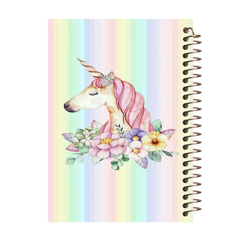 دفتر مشق 80 برگ طرح یونیکورن کد J339
