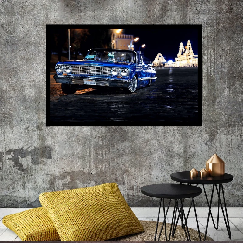 تابلو بکلیت طرح ماشین کلاسیک مدل B-S4567