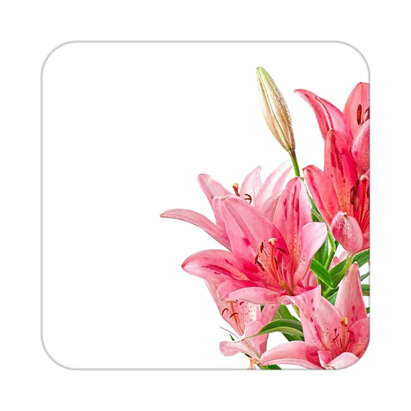 زیر لیوانی کاکتی طرح گل مدل mp16325