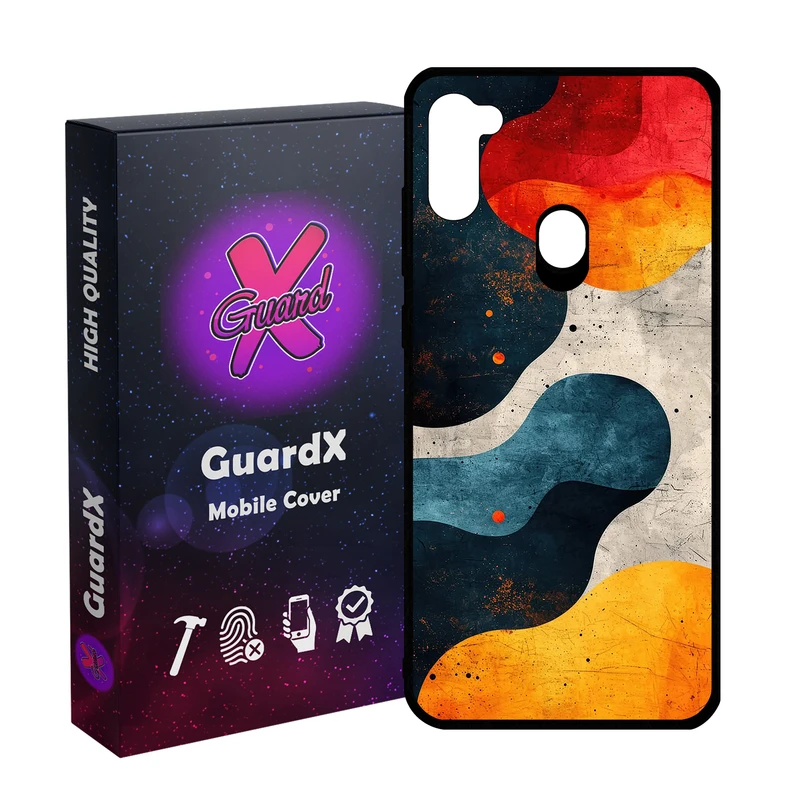 کاور گارد ایکس طرح رنگی مدل  Glass10751 مناسب برای گوشی موبایل سامسونگ Galaxy A11/M11