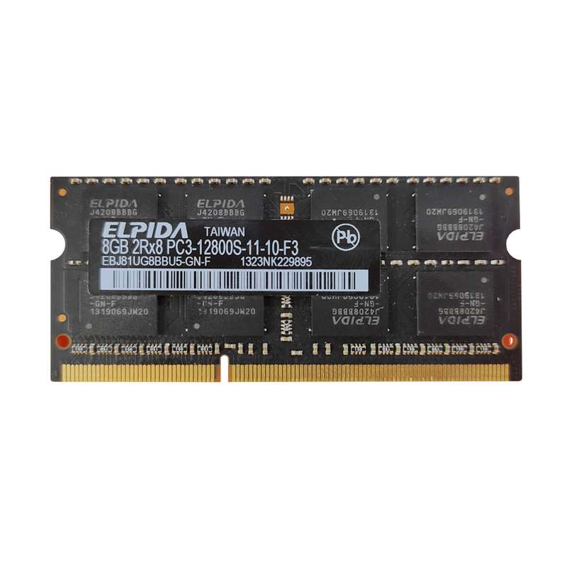 رم لپتاپ DDR3 تک کاناله الپیدا cl11 مدل PC3 -12800S ظرفیت 8 گیگابایت