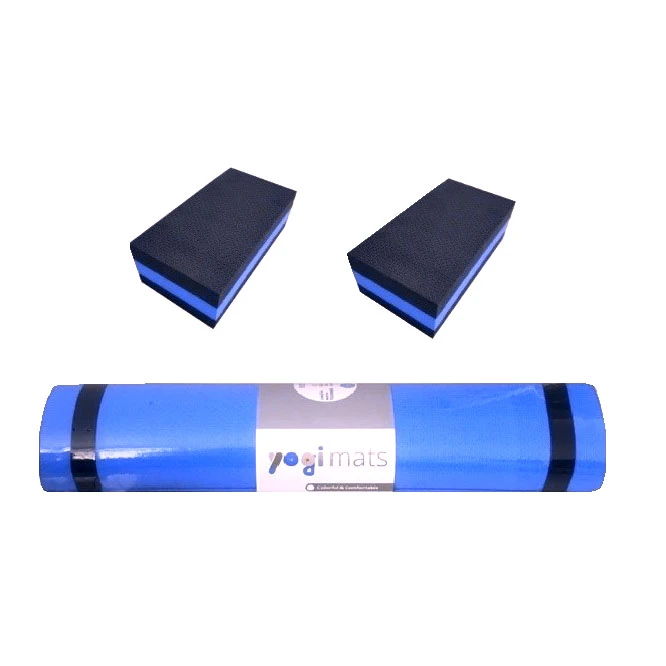 عکس شماره 4 : زیرانداز یوگا مدل یوگیمتس tx ضخامت 7 میلی متر به همراه آجر یوگا مجموعه 3 عددی