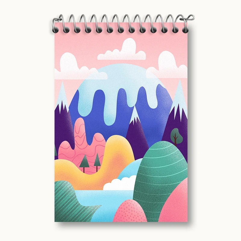 دفتر یادداشت 50 برگ خندالو مدل فانتزی کد F1741