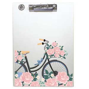 تخته شاسی طه چوب  مدل Flowering bicycle01 سایز A4
