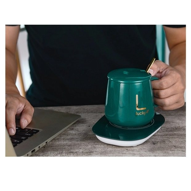   ماگ لاکی مدل Energy Saving به همراه صفحه گرم کن برقی