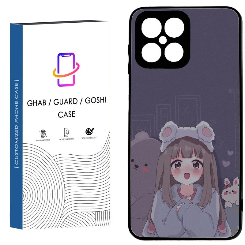 کاور قاب گارد گوشی طرح دخترانه کد 5 - tpu مناسب برای گوشی موبایل آنر X8 4G