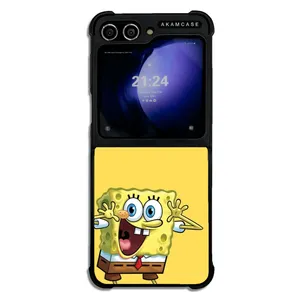 AKAM AMC-WSGZFLIP5-SPONGE BOB11 Cover For Samsung Galaxy Z Flip 5
