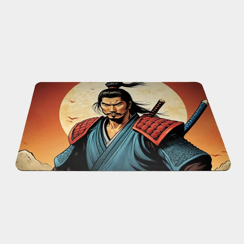 ماوس پد طرح سامورایی سایز 24x37 سانتی متر