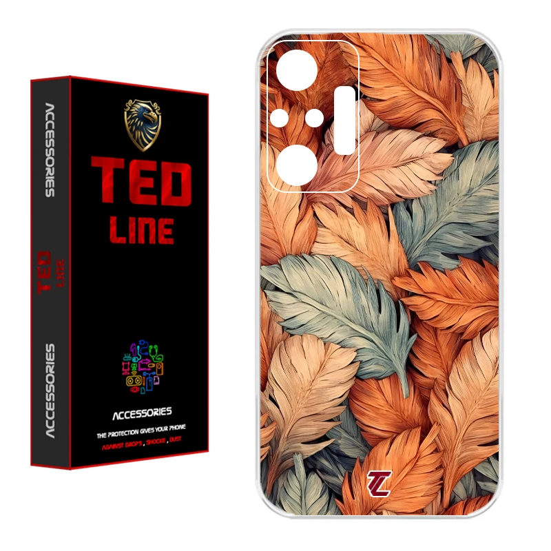 کاور تدلاین طرح برگ کد 1220 مناسب برای گوشی موبایل شیائومی Redmi Note 10 Pro / Note 10 Pro Max