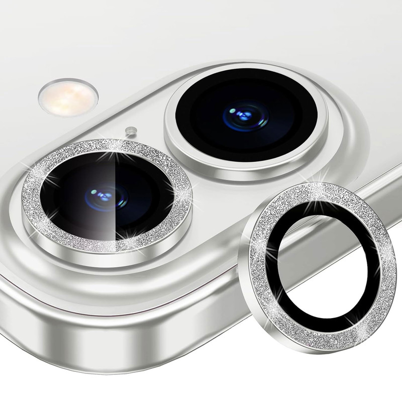 محافظ لنز دوربین انتک مدل Glitter Lens مناسب برای گوشی موبایل اپل iPhone 16 / 16 Plus