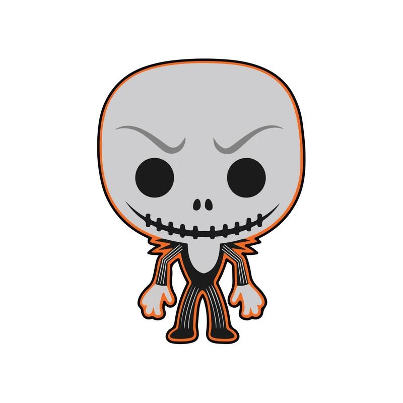 برچسب لپ تاپ پویا مارکت طرح هالووین کد 1521