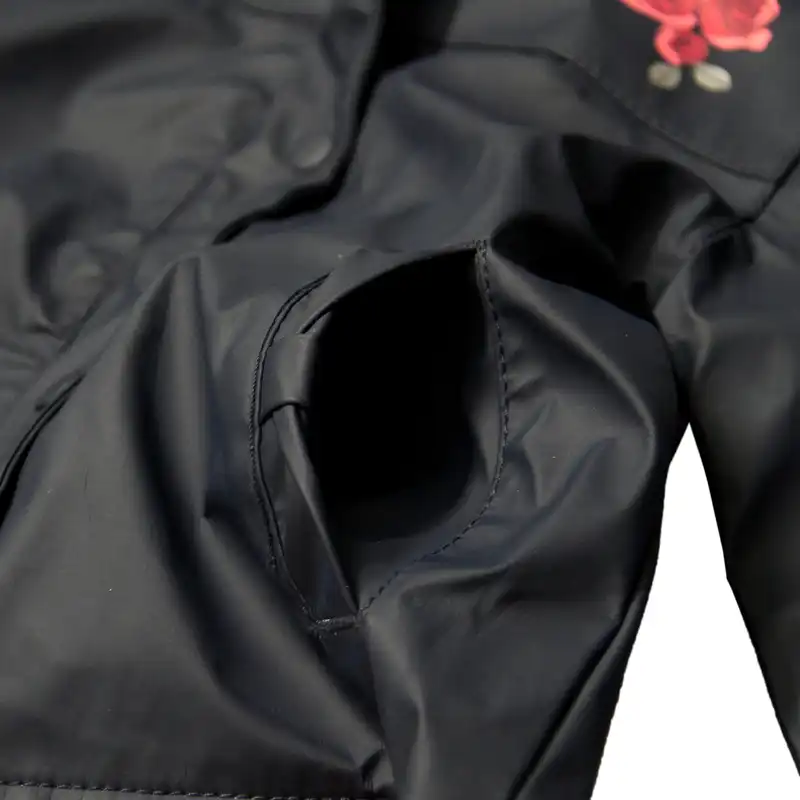 بارانی دخترانه طرح گلدار کد B01