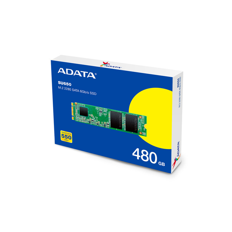 اس اس دی اینترنال ای دیتا مدل SU650 M.2 2280 ظرفیت 480 گیگابایت