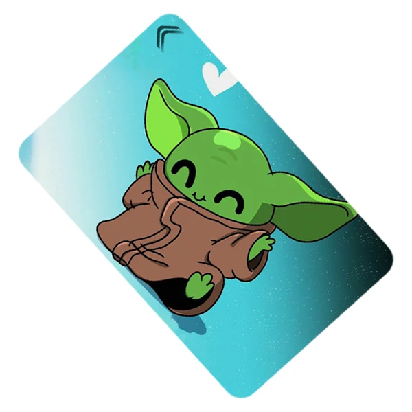 استیکر کارت طرح بیبی یودا Baby Yoda مدل CAC871-K-G1-194