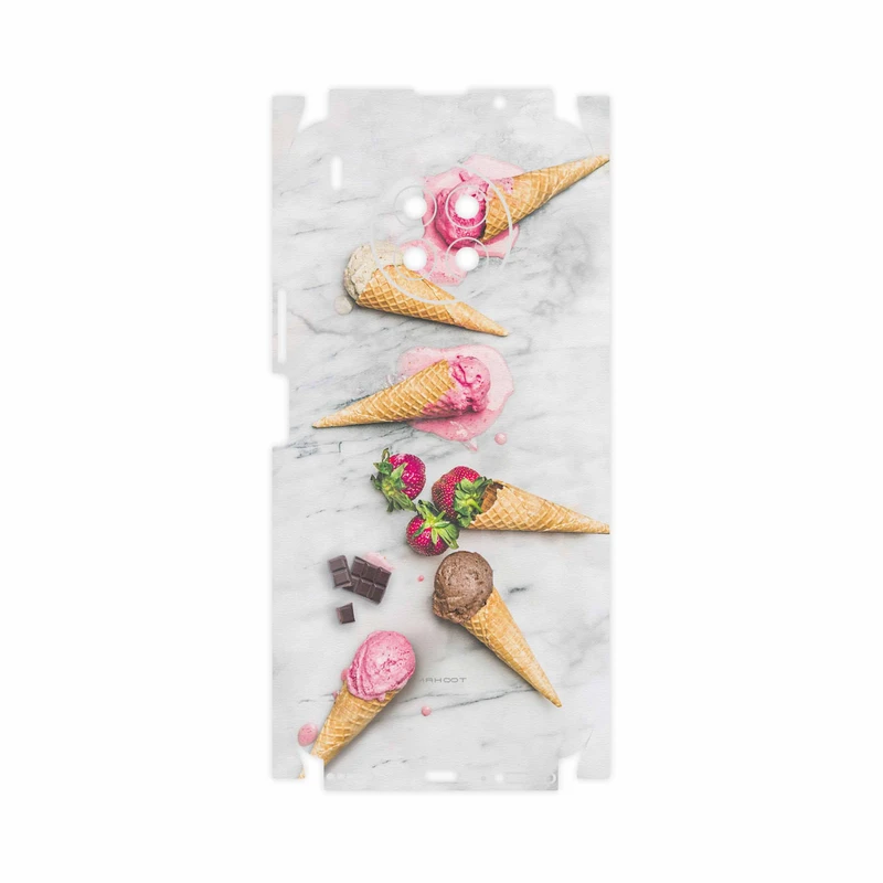 برچسب پوششی ماهوت مدل Funnel-ice-cream-FullSkin مناسب برای گوشی موبایل آنر 50 Lite