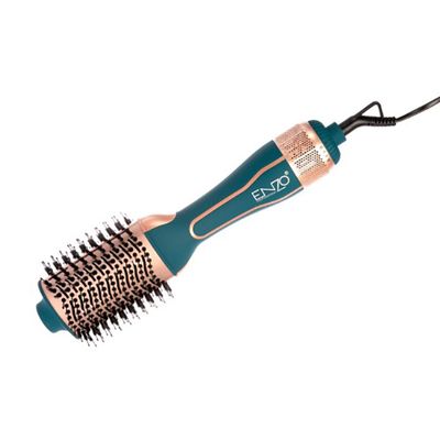 سشوار برس دار حالت دهنده انزو پروفیشینال مدل EN-4112 با توان 1000 وات، موتور DC، برس بزرگ، وزن 1360 گرم و طول سیم 1.8 متر