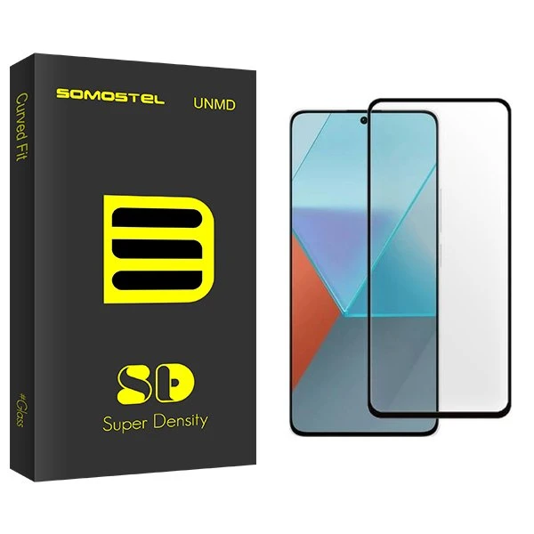 محافظ صفحه نمایش شیشه ای سوماستل مدل SD مناسب برای گوشی موبایل شیائومی Redmi note 13R Pro