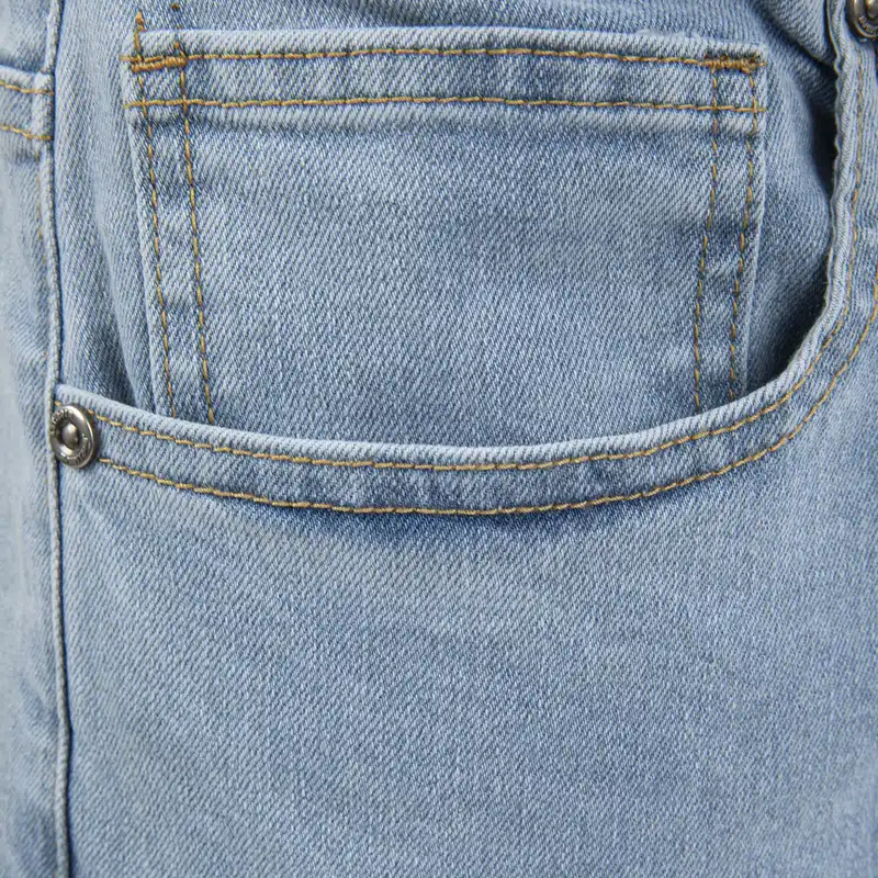 شلوار جین مردانه جوتی جینز مدل اسلیم فیت کد 122183 رنگ آبی روشن