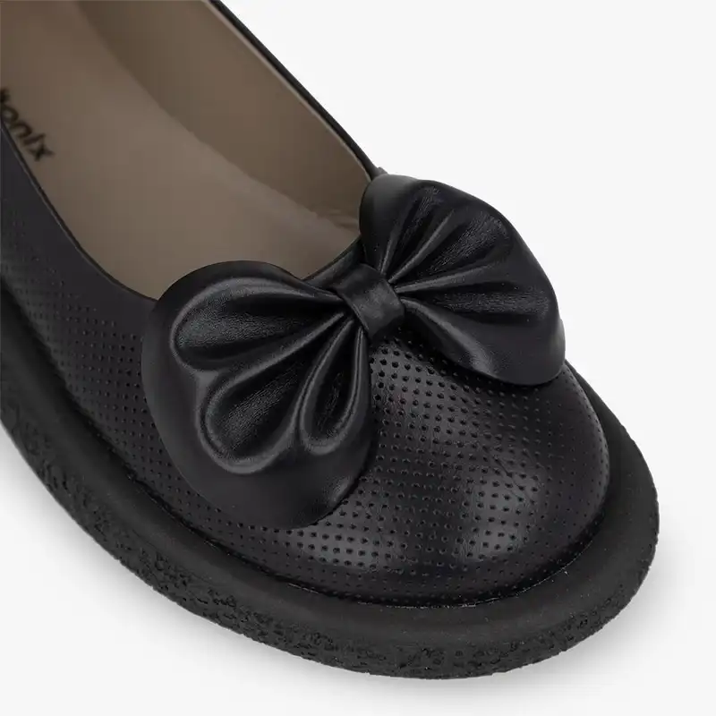 کفش روزمره زنانه برتونیکس مدل H-1532 رنگ مشکی