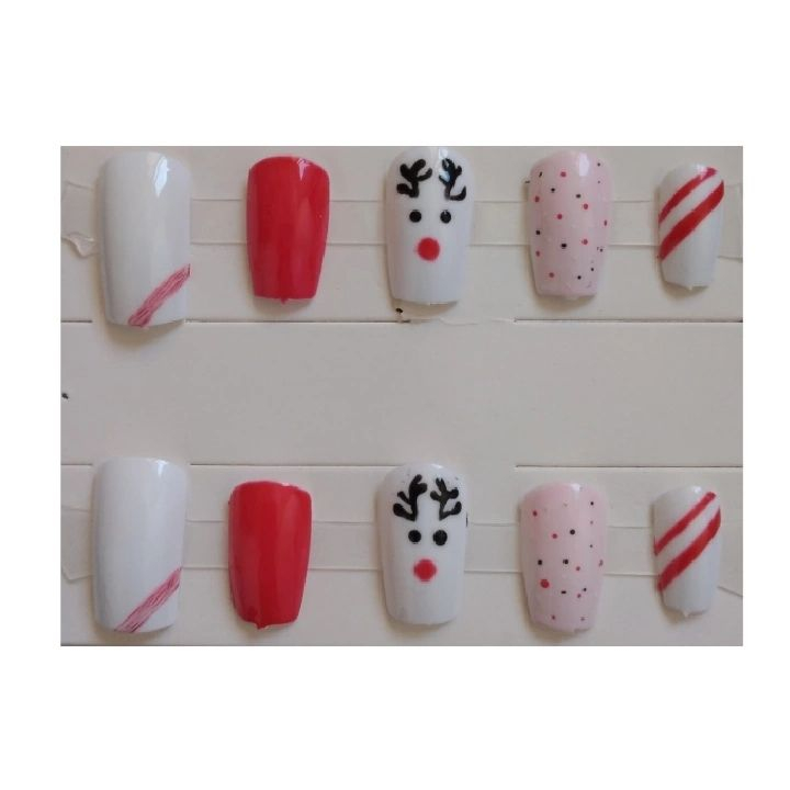 ناخن مصنوعی مدل گوزن بسته ده عددی