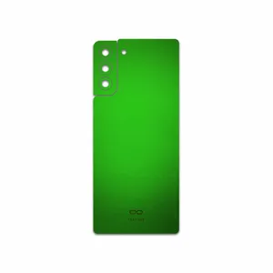 MAHOOT Metallic-Green Cover Sticker for Samsung Galaxy S21 Plus 5G