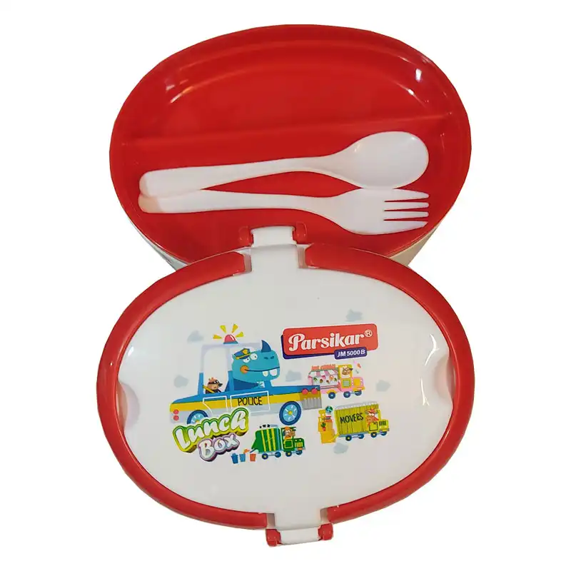 ظرف غذای کودک پارسیکار طرح کرگدن پلیس کد JM5000B