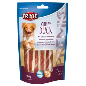 غذای تشویقی سگ تریکسی مدل Crispy Duck وزن 100 گرم