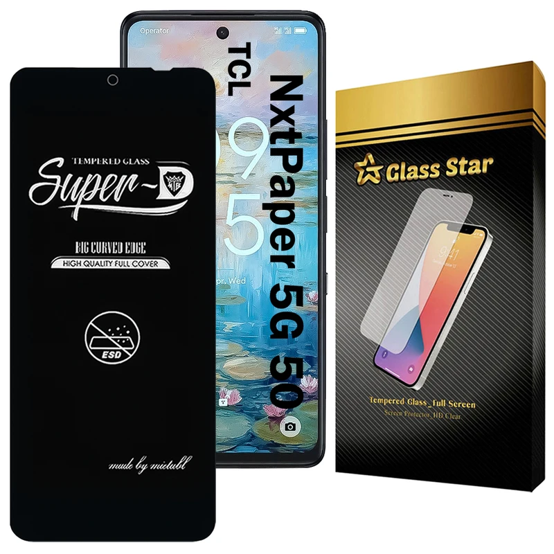 محافظ صفحه نمایش گلس استار مدل SUPERDNS مناسب برای گوشی موبایل تی سی ال TCL 50 NxtPaper 5G 