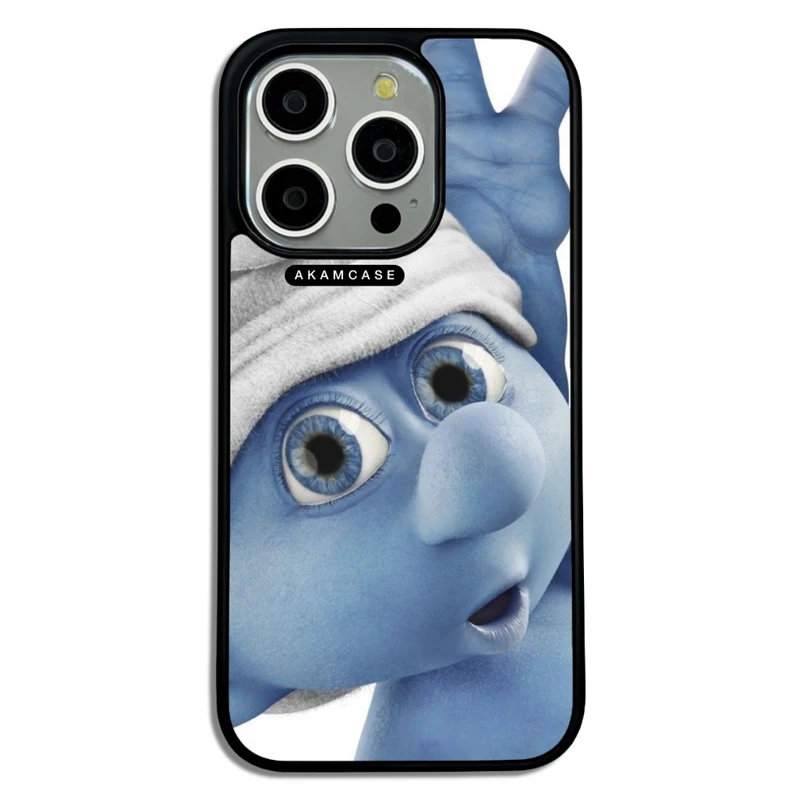 کاور آکام مدل AMC-WA15PRO-SMURFS-2 مناسب برای گوشی موبایل اپل iPhone 15 Pro