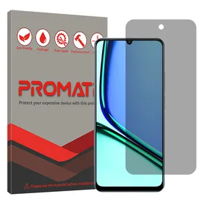 Promate privacy screen protector suitable for Realme Note 60 Mobile phone 