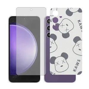 Glass Together model transparent Screen Protector Suitable for Samsung Galaxy S23 FE Mobile Phone with Back cover sticker
