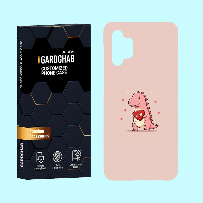 کاور گارد قاب علوی مدل عاشقانه مناسب برای گوشی موبایل سامسونگ Galaxy A32 5G / M32 5G