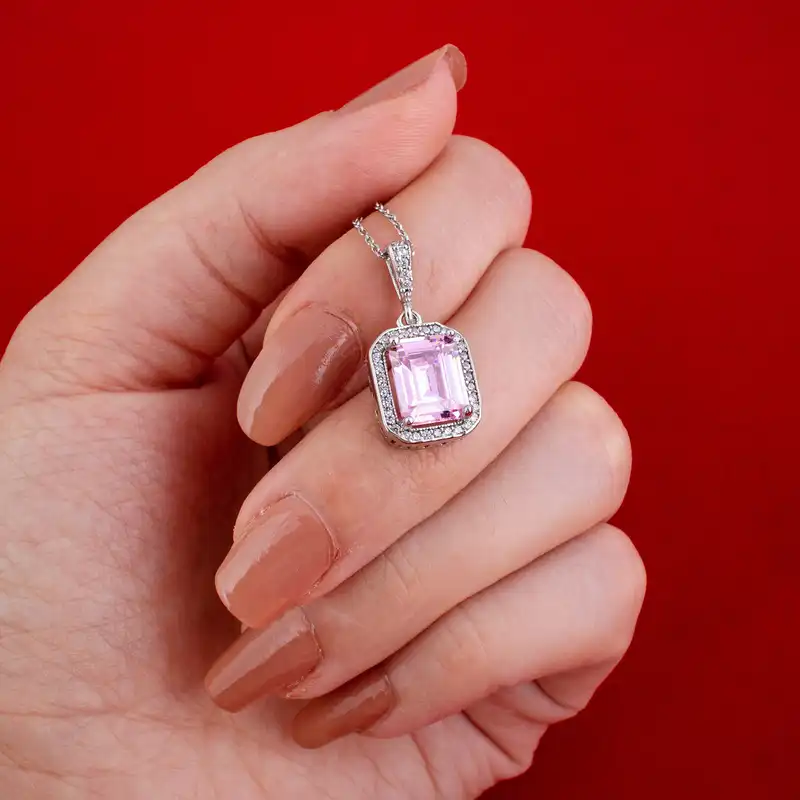 نیم ست نقره زنانه مدل AMT_N107