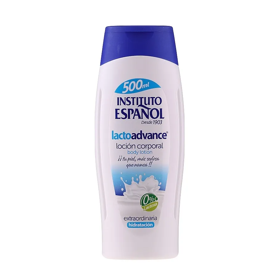 لوسیون بدن انستیتو اسپانول مدل Lacto Advance حجم 500 میلی لیتر