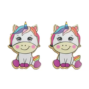 گیره مو دخترانه مدل اسب تک شاخ کد1020 مجموعه 2 عددی