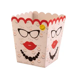 ظرف پاپ کورن مدل happy girl