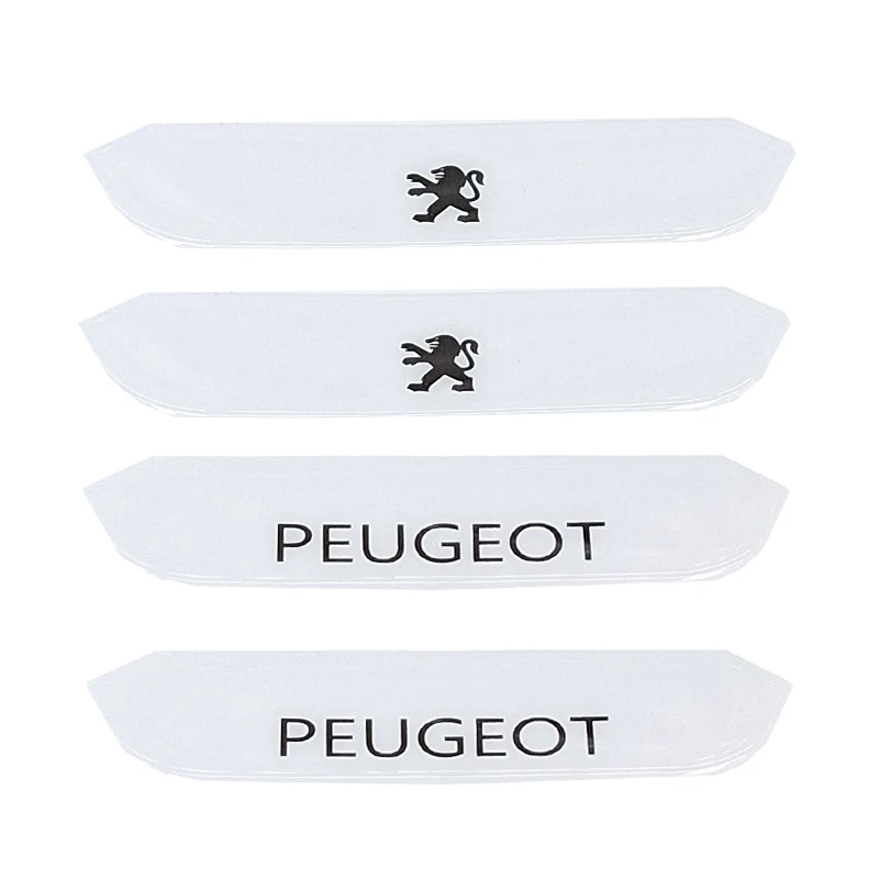 برچسب زیر دستگیره خودرو کالانیکس مدل BAR-PARSWH-100265 طرح ژله ای مناسب برای پژو پارس مجموعه 4 عددی