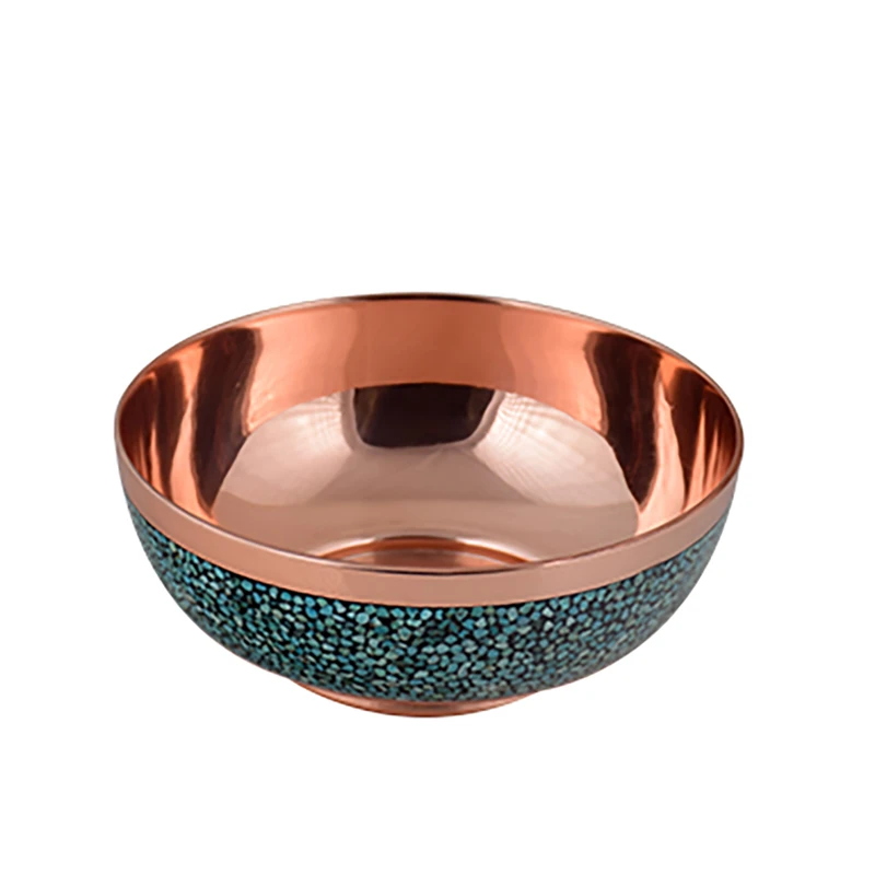 عکس شماره 3 : کاسه فیروزه کوبی آقاجانی کد f079