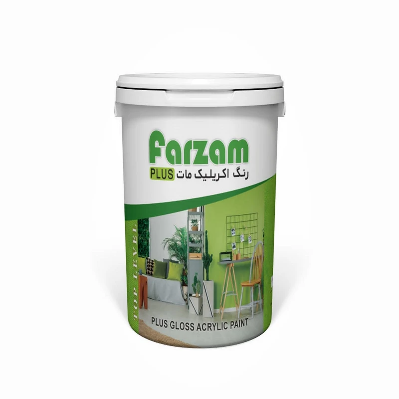 پوشرنگ آکریلیک مات پلاس فرزام کد 510 وزن 1 کیلوگرم