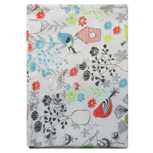 دستمال آشپزخانه هوم اند لایف مدل رامک طرح گل و گنجشک کد 920001