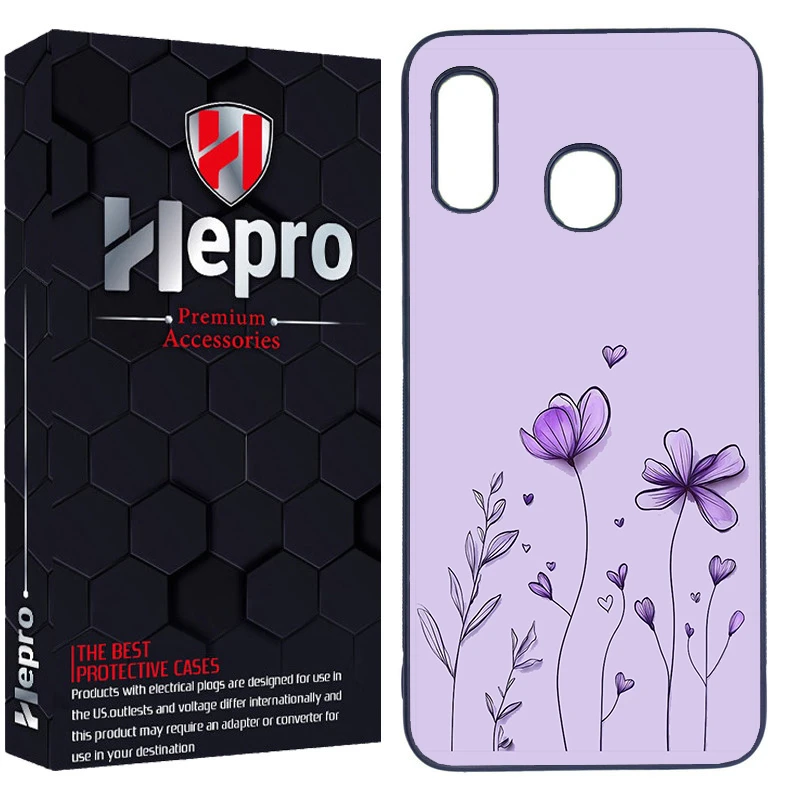 کاور هپرو طرح گل کد Dimo-861 مناسب برای گوشی موبایل سامسونگ Galaxy A20/A30