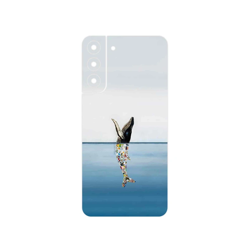 برچسب پوششی ماهوت مدل Collage of Sea Trash مناسب برای گوشی موبایل سامسونگ Galaxy S22 Plus 5G