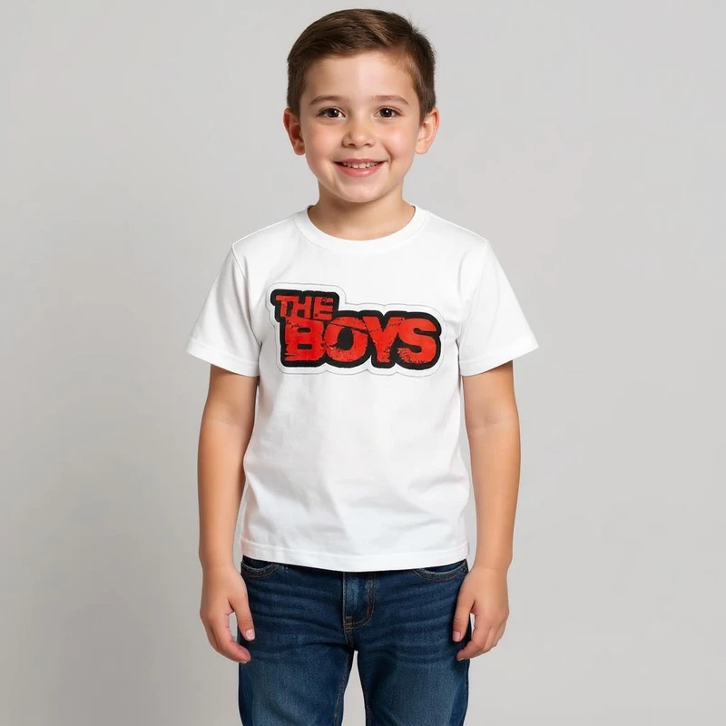 تی شرت آستین کوتاه پسرانه مدل BOY WS108