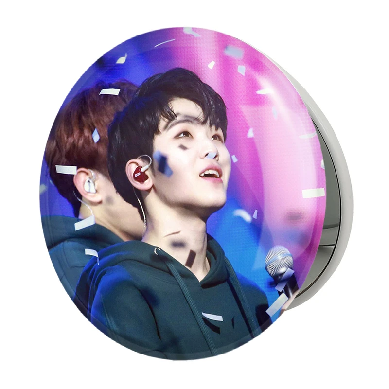 آینه جیبی خندالو طرح ووزی گروه سونتین Seventeen مدل تاشو کد 21499 